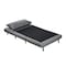 Flash Furniture Shaw Convertible Tri-Fold Sleeper Chair w/ Pillow, Channel Stitching and Hideaway Legs in Dark Gray BO-BS-BS031-DKGRY-GG - alternate 6